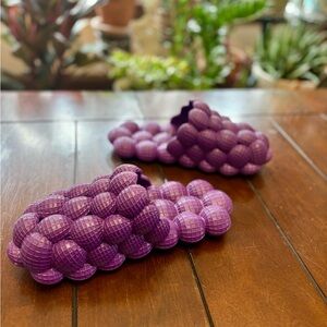 Vibrant Purple Massage Bubble Slides!